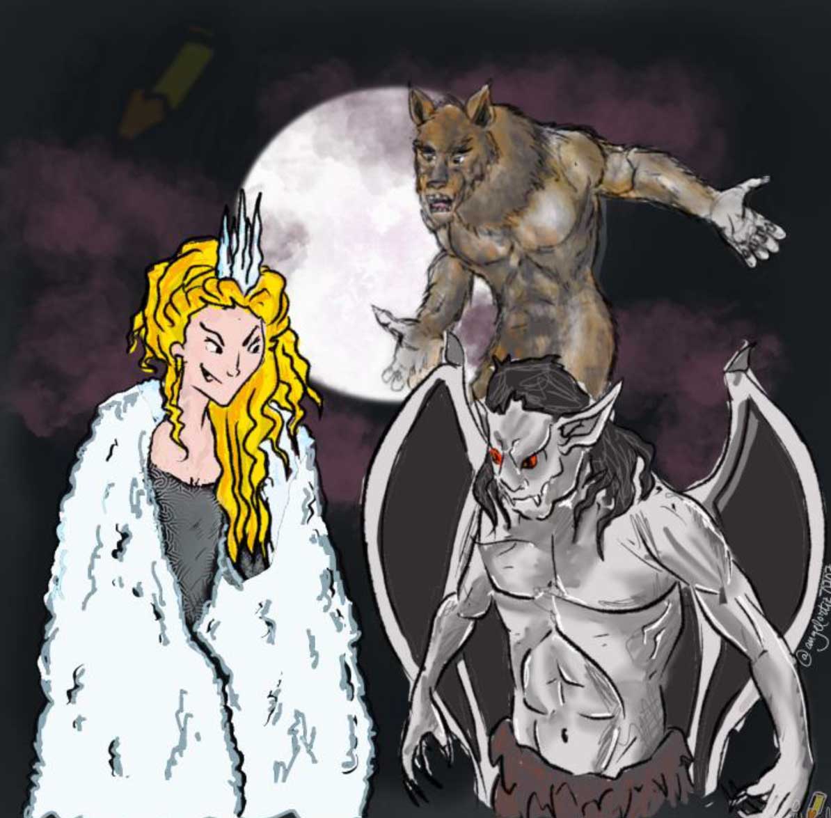 Dibujo Capítulo 12 Capítulo 12. LA NOCHE DE LOS MONSTRUOS